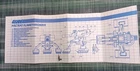 Vintage GI Joe PAC/RAT FLAMETHROWER Blueprints & Remote Control part 1983 ARAH
