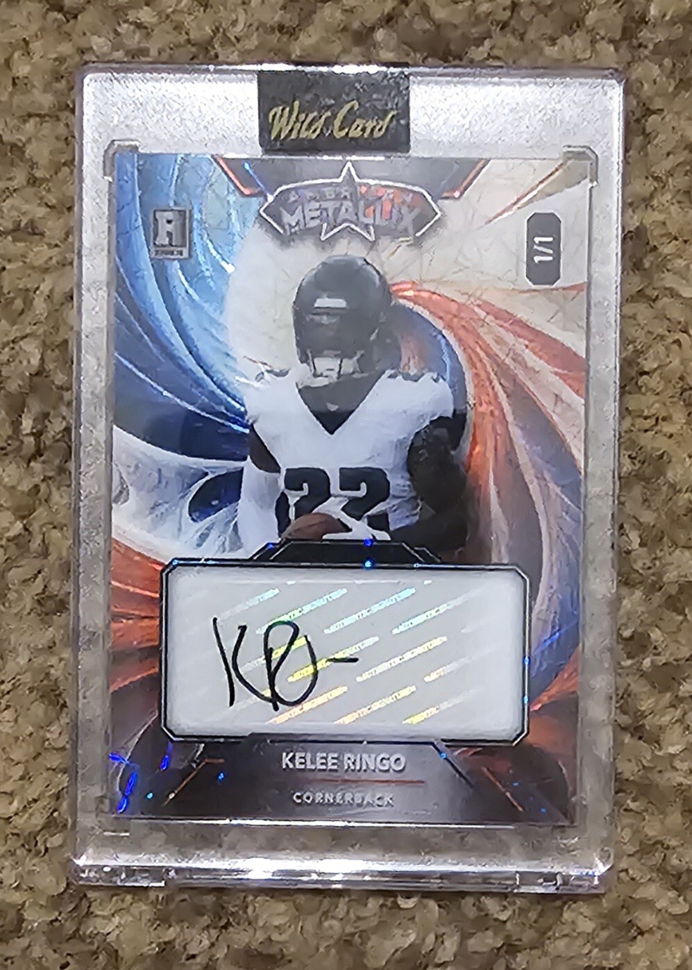 2023 Wild Card American Metallix Kelee Ringo Rookie Auto 1/1 WildFractal