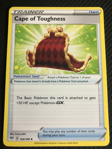 Pokemon Swsh Darkness Ablaze Cape Of Toughness 160 1 Uncommon Ebay