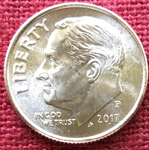 2017 P & D ROOSEVELT DIME UNCIRCULATED 2 COINS