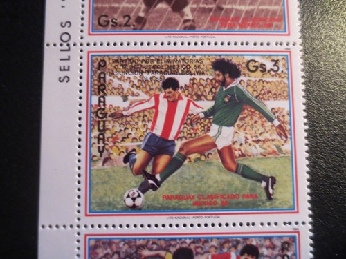 Doc PARAGUAY SPORT FOOTBALL Futbol 1986 WORLD CUP MEXICO MNH - Picture 3 of 10