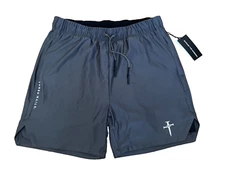 NEW Three Nails Men’s Size Large Pro Tech 2.0 Liner Shorts Space Gray