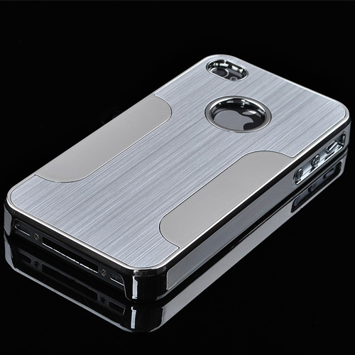 Apple iPhone 4 4S 5 5S Cover Schutz Hülle Alu HardCase Chrom Alumimium B-Ware - Afbeelding 6 van 7