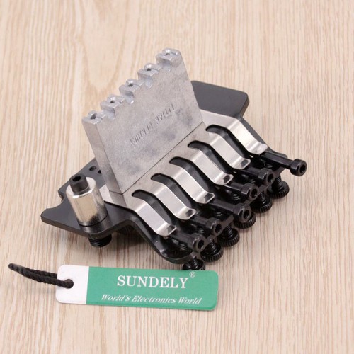 Floyd Rose Lic Tremolo Guitar Bridge Bla Double Locking System Set - Picture 5 of 8