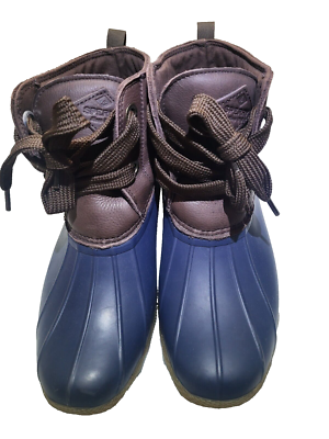 Sperry Top-Sider Saltwater Eye Leather Duck Boots STS84825 Size 11