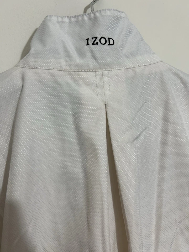 Куртка ветровка Izod XFG на молнии куртка для гольфа белые черные полосы размер S - Изображение 3 из 4