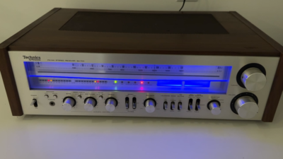 Technics SA-700 Reciever Made In Japan - Blue LED Modded - Basic