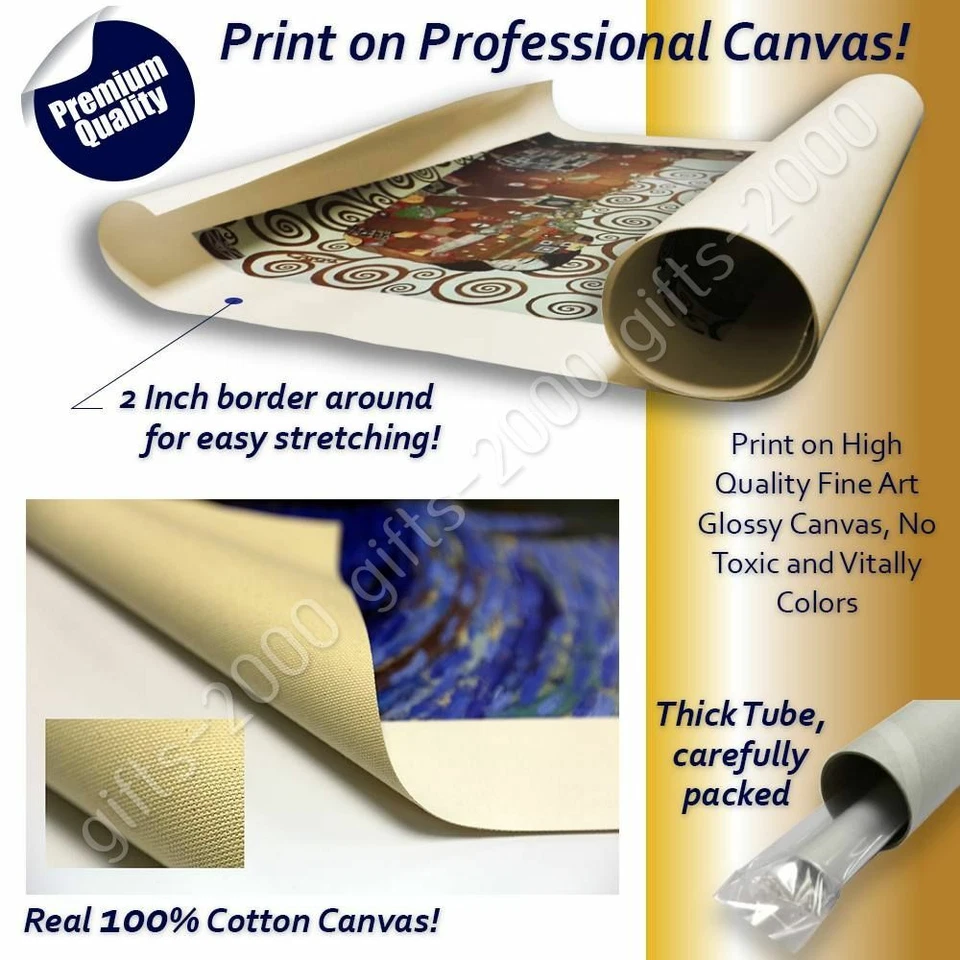 Tree Of Life by Gustav Klimt | Canvas (Rolled) | Wall art painting artwork HD - Image 3 of 4