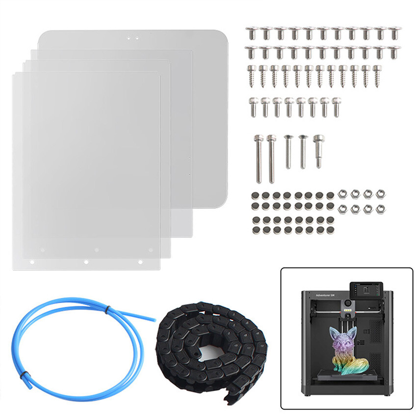 Für FLASHFORGE Adventurer 5M 3D Drucker Gehäuse PC Shell DIY Enclosure Zubehör