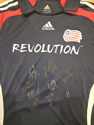AUTOGRAPHED Adidas NEW ENGLAND REVOLUTION 2008 Home MLS