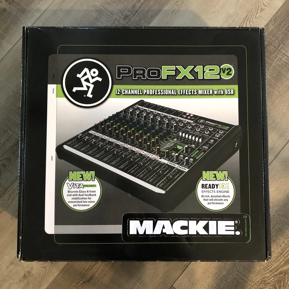 Mackie ProFX12 v2 12-Channel Mixer with USB - Image 2 of 4