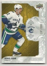 Daniel Sedin 19-20 Upper Deck Engrained Base Oak /299