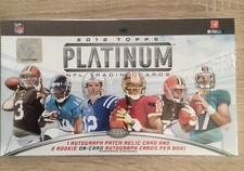 2012 TOPPS PLATINUM FOOTBALL HOBBY BOX FACTORY SEALED