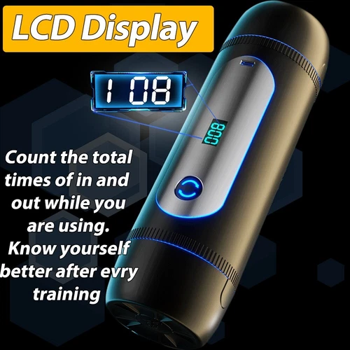 Male Masturbaters Automatic HandsFree Sucking Vibrating Cup Stroker Men Sex Toys - Picture 7 of 12