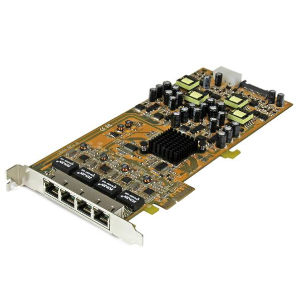 Startech - Networking SCHEDA DI RETE PCIE GIGABIT POWER OVER ETHERNET A 4 PORTE