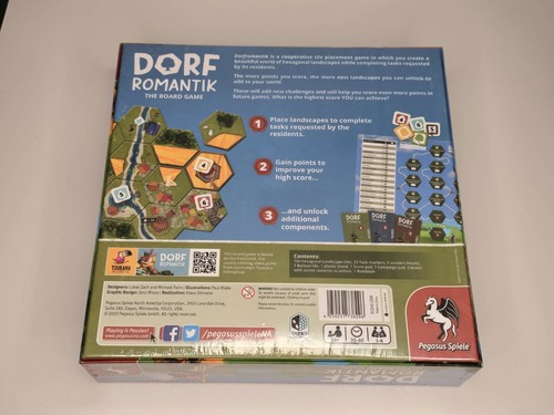 New Dorf Romantik The Board Game Sealed In Plastic Pegasus Spiele - Picture 4 of 7