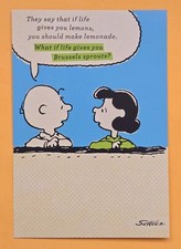 Peanuts "Snoopy  Friends" Greeting Card  Envelope 4.5x6.5" .