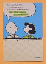 Peanuts "Snoopy & Friends" Greeting Card (+ Envelope 4.5x6.5"). 