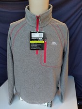 RRP  60 XS Bilbao Trespass Male Micro Fleece Storm Grey