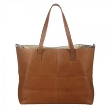 Piel Leather Large Open Multi purpose Leather Tote Bag