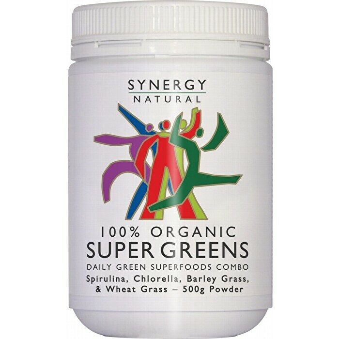 NEW Skincare Synergy Natural Organic Super Greens (Spirulina, Chlorella