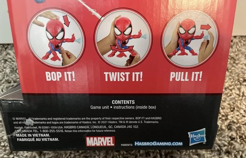 Hasbro Marvel Spider-Man Bop It! Game NEW - Picture 10 of 12