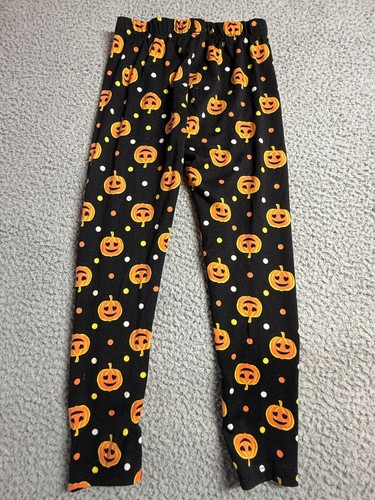 Btween Girls Jackolantern Halloween Pull On Leggings Size 5 - Picture 7 of 7