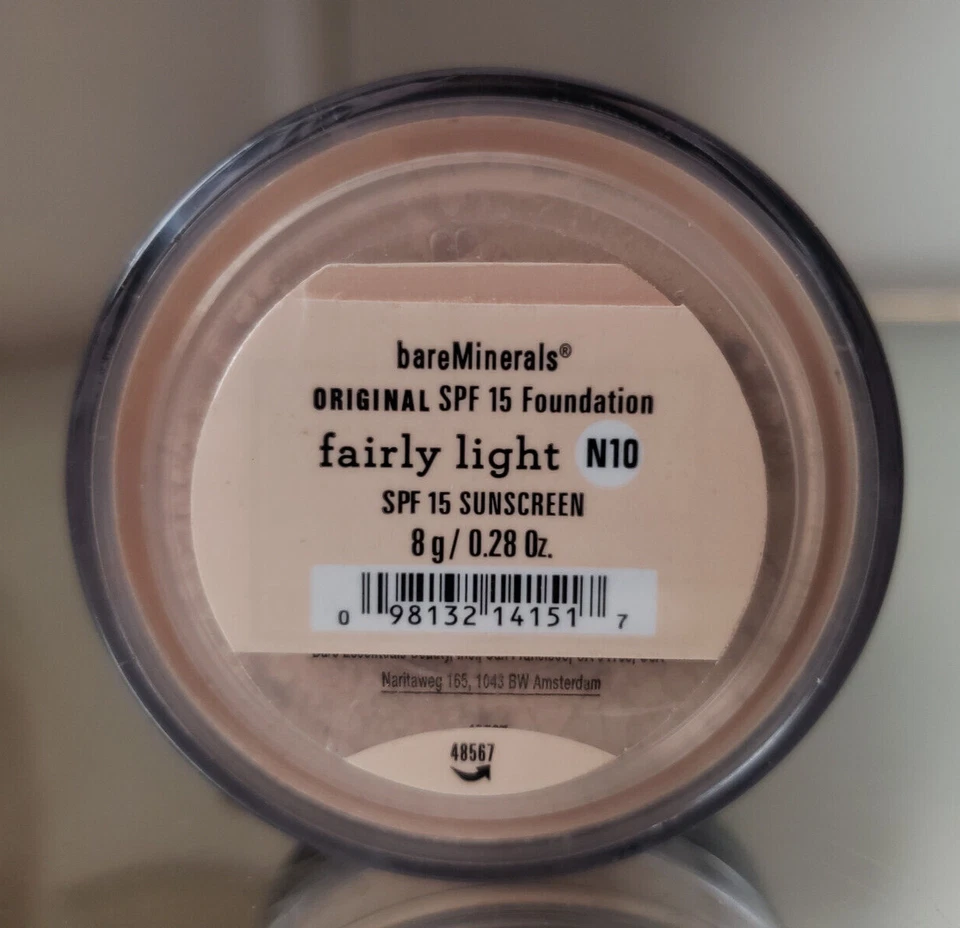 bareMinerals Foundation Broad Spectrum SPF 15 N10 Fairly Light 8g