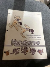 Atari KANGAROO Arcade Video Game Manual - good used original