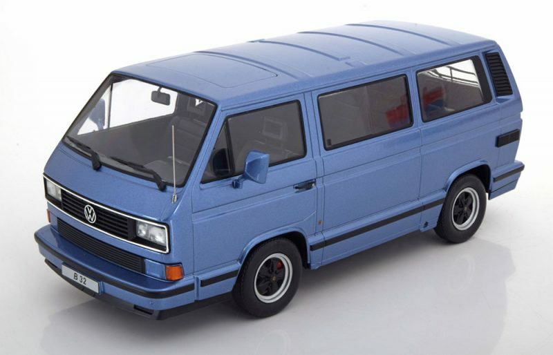 Porsche b32 vw t3 1984 Light bluee Metallic van 1 18 Model KK stairs Porsche b32 vw t3 1984 Light bluee Metallic van 1 18 Model KK stairs