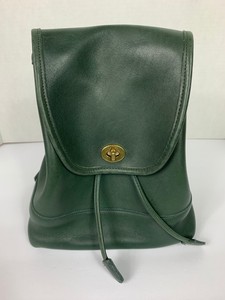 vintage coach drawstring backpack