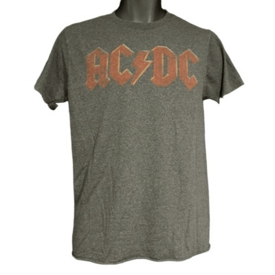 AC/DC AC/DC AC DC Red Yellow Gray Cutoff T-Shirt Men’s Small | eBay