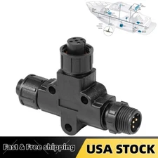 NMEA2000 T-Connector 3 Port 5Pin for Garmin Lowrance Simrad B&G Navico Networks 