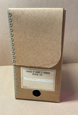 Harry S. Truman Original Document File Box President Kansas City Library USA