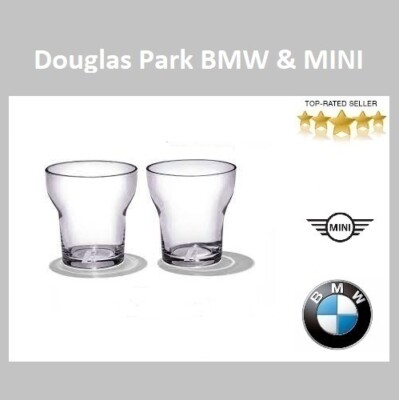 Genuine BMW Modern LOOK Glass Set 280 Ml Dishwasher Safe
