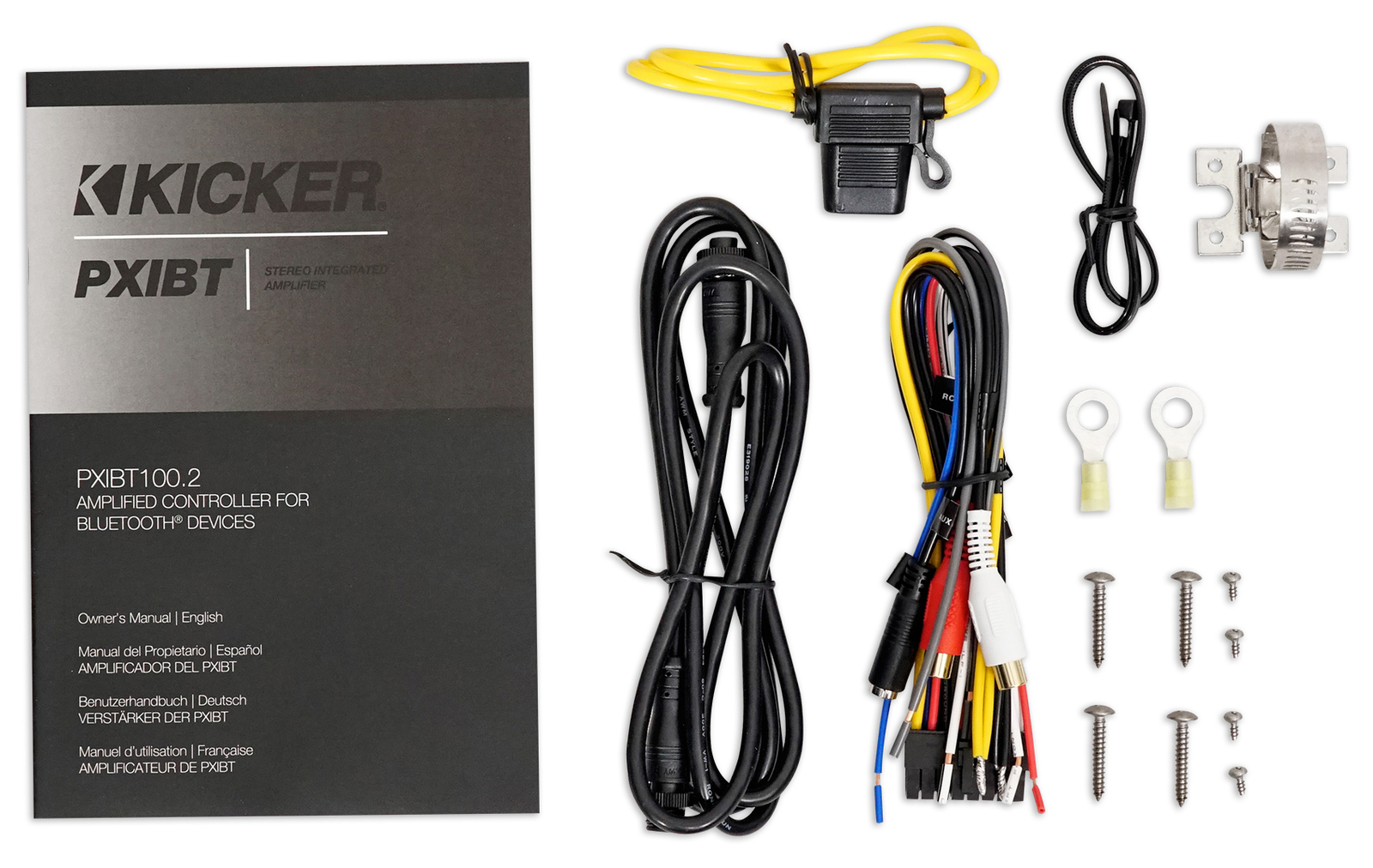 KICKER 42PXIBT1002 2-канальный Bluetooth-усилитель Контроллер 6x9 динамиков RZRATVUTV