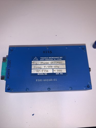 Dig. Phase Shifter Freq. 1.510 GHz Model No. DP-1556 TRIANGLE MICROWAVE INC. - Picture 11 of 12