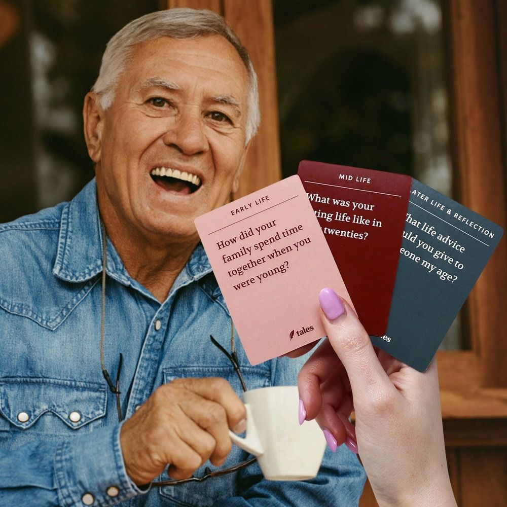 True story books family conversation cards tales life story interview