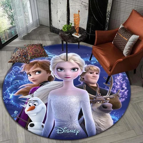 Frozen Pattern Round carpet kid's Playroom Rug bedroom*- - Picture 23 of 41