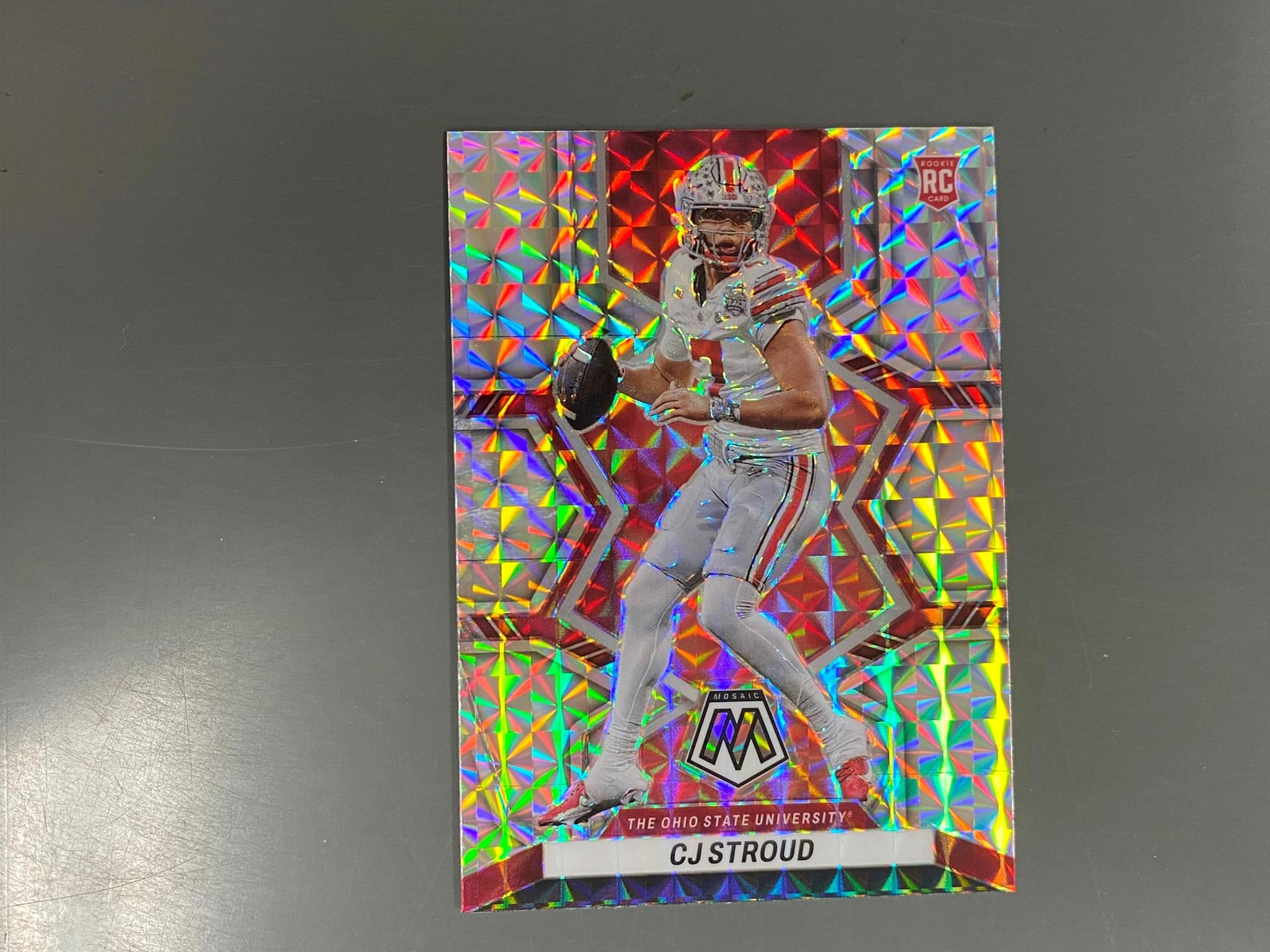 CJ Stroud 2023 Mosaic Draft Mosaic Prizm Rookie RC Ohio State Buckeyes Texans Z3