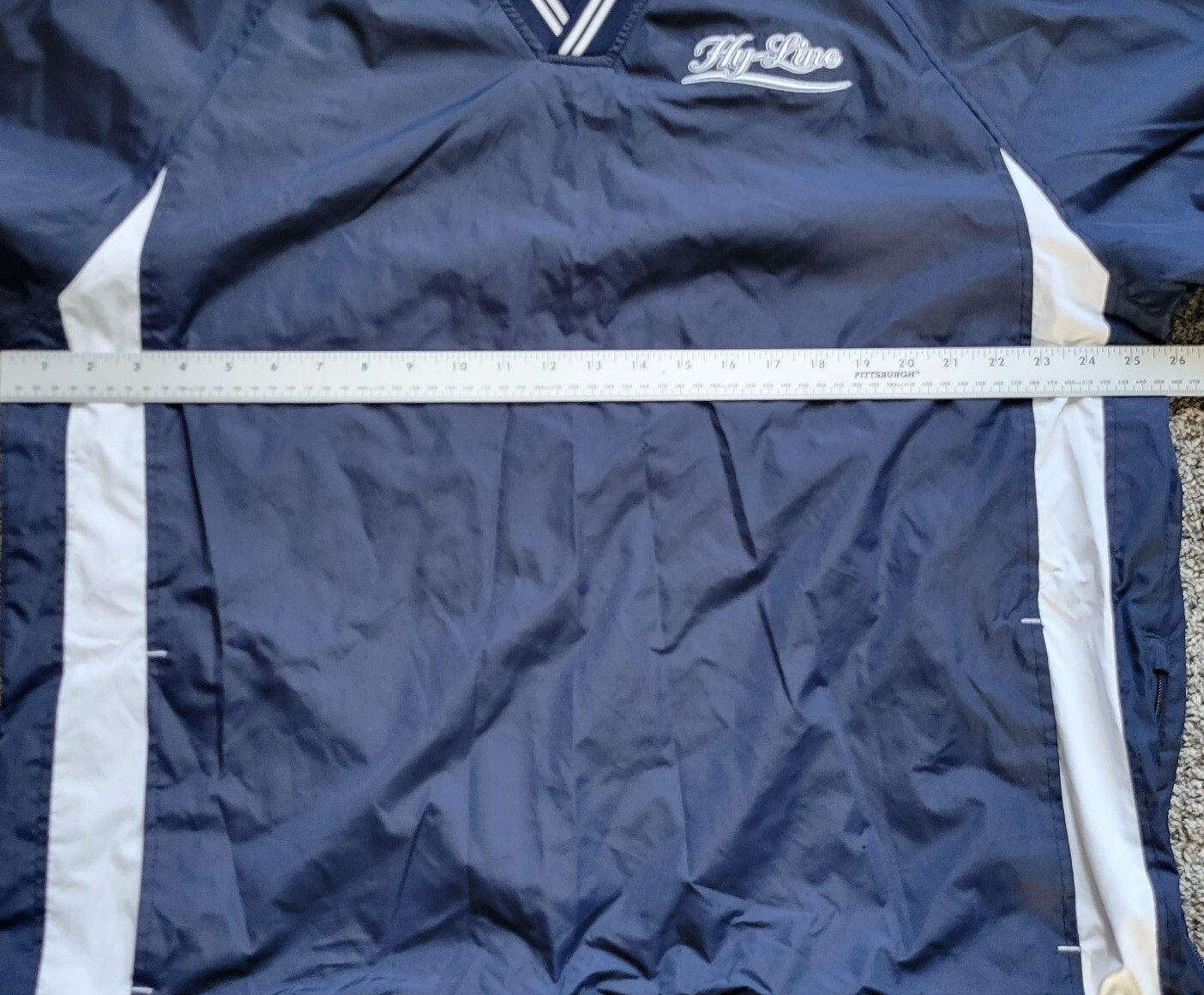 Sport Tek Hy Line Jacket Adult Extra Large XL Windbreaker Sports Outdoors Blue