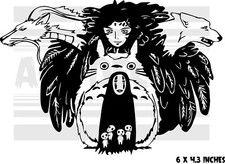 Studio Ghibli Characters- Anime - decal sticker
