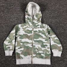 Carters Jacket Boys 24 Months Full Zip Multicolor Camo 24M Hooded Casual