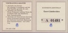 German Euro coin Set 5th Anniversary of the Euro 1 Mark and 1 Euro — photo 3