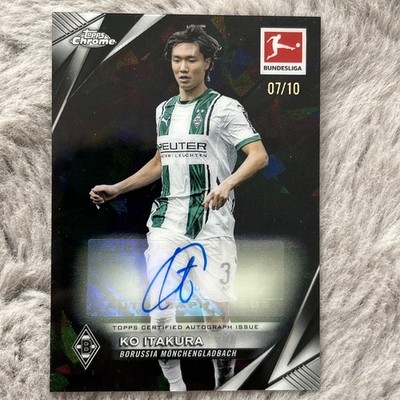 Topps Bundesliga Sapphire 2024/25 Ko Itakura Auto /10 Black Ajax Japan