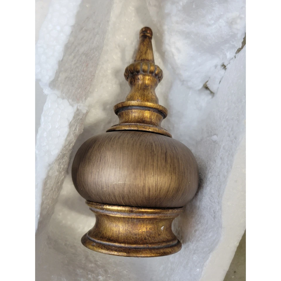 Candelabro de bronze rústico luminária pingente 5 braços bronze rústico - Imagem 4 de 4