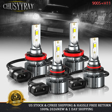 For Honda Accord 2013-2018 - 4x 6500k Led Headlight Hilo Beam Light Bulb Kit