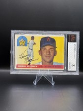 1955 Topps Harmon Killebrew Rookie Card Graded BVG 3 Baseball #124. rookie card picture
