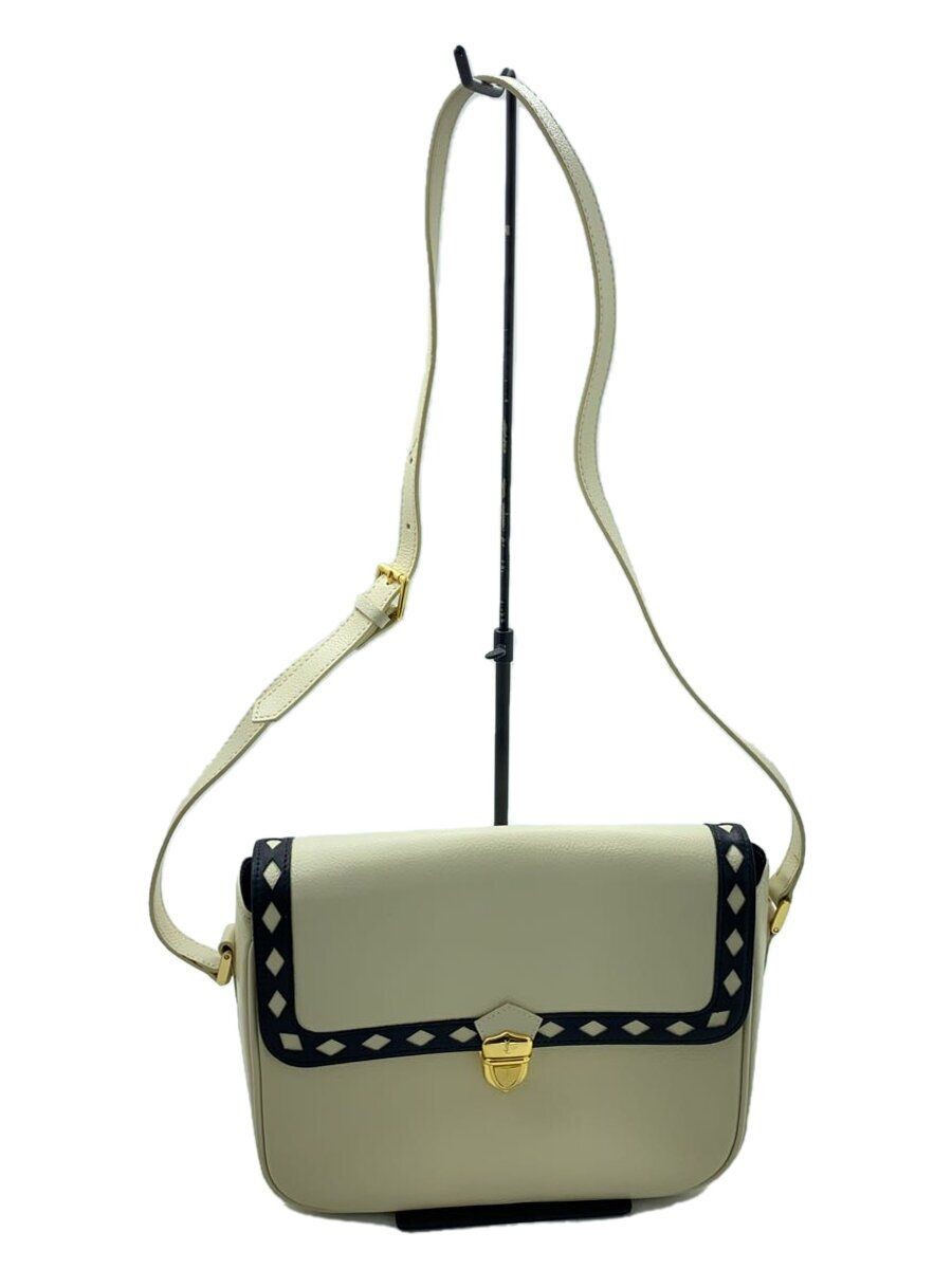 Borsa a tracolla YVES SAINT LAURENT in pelle color crema usata