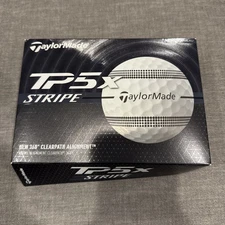 TaylorMade TP5x STRIPE Golf Balls - 1 Dozen (12) - NEW